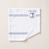 Klassieke vuurtoren van jouw naam of Boat Bad Handdoek (Wasdoekje)