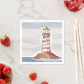 Klassieke vuurtoren | Waterverf aan de kust van de Servet (Insitu)