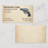 Klassieke vuurwapens visitekaartje (Voorkant / Achterkant)