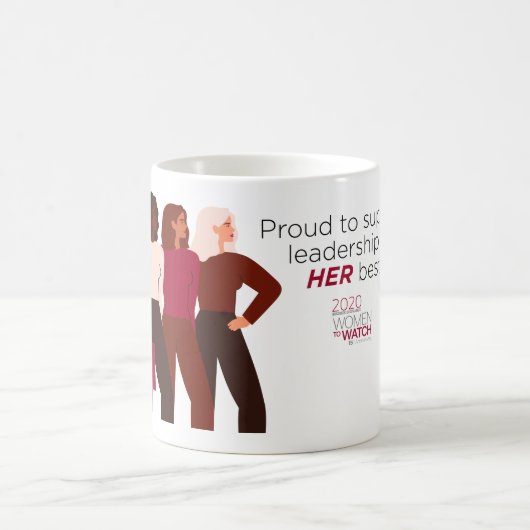 Klassieke W2W-Mok - ProSupport voor leiderschap Koffiemok (Center)