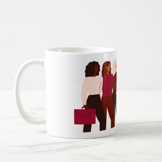 Klassieke W2W-Mok - ProSupport voor leiderschap Koffiemok (Links)