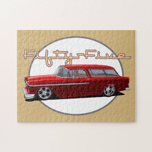 Klassieke Wagon Legpuzzel (Horizontaal)