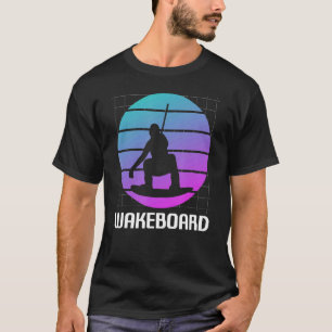 Klassieke Wakeboarding Wakeboarding Wakeb met Retr T-shirt