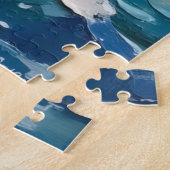 Klassieke Walvis met Kerstmuts Kerst Scene Legpuzzel (Zijkant)