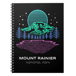 Klassieke wandeling in Mount Rainier National Park Notitieboek