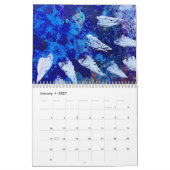 Klassieke wandkalender van abstracte kunst kalender (Jan 2027)