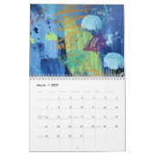 Klassieke wandkalender van abstracte kunst kalender (Mar 2027)