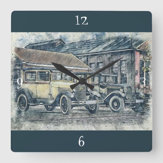 klassieke wandklok (Voorkant)