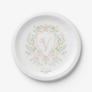 Klassieke Wapenschild Baby Shower Uitnodiging Papieren Bordje