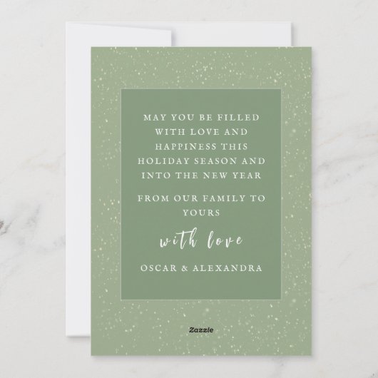 Klassieke Waterverf Beagle Hond Feestdagenkaart (Achterkant)