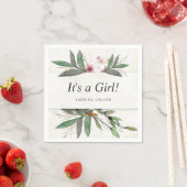 Klassieke Waterverf Botanische bloesems Servet (Insitu)