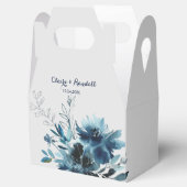 Klassieke Waterverf Floral Wedding Bedankdoosjes (Geopend)