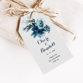 Klassieke Waterverf Floral Wedding Gift Labels Cadeaulabel