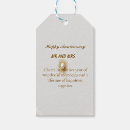 Klassieke waterverf gouden luxe frole lijst cadeaulabel