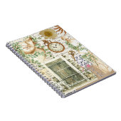 Klassieke waterverf Griekse beeldkrant Notitieboek (Rechterzijde)