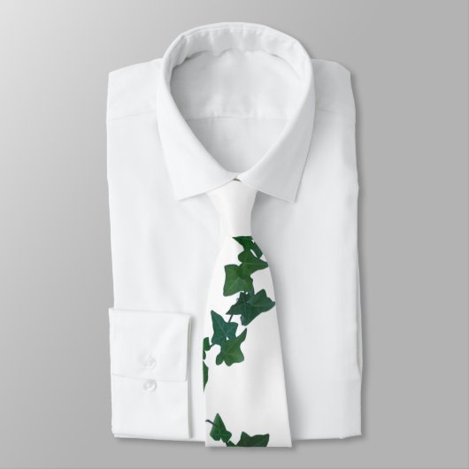 Klassieke waterverf Groen Engels Ivy Stropdas (Gebonden)