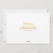 Klassieke Waterverf Kerst Kaart #6 (Achterkant)
