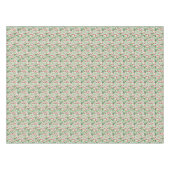 Klassieke waterverf rode groene kerstsnoepjes tafelkleed (Voorkant (Horizontaal))