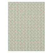 Klassieke waterverf rode groene kerstsnoepjes tafelkleed (Voorkant)