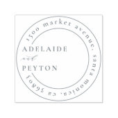 Klassieke weddenschappen en retouradres  zelfinktende stempel (Design)