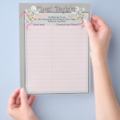 Klassieke weddenschappen Gastregisterpagina's Flyer (Hand)