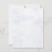 Klassieke weddenschappen in blauw kaart (Achterkant)