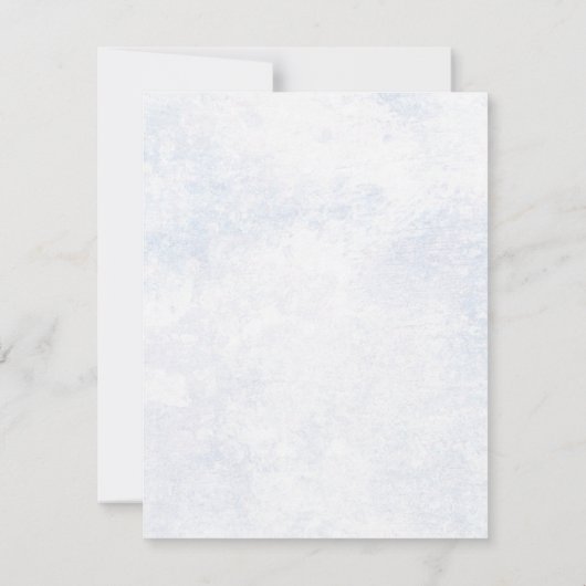 Klassieke weddenschappen in blauw kaart (Achterkant)