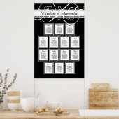 Klassieke weddenschappen met een 14-tabel poster (Keuken)