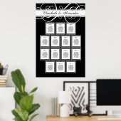 Klassieke weddenschappen met een 14-tabel poster (Thuiskantoor)