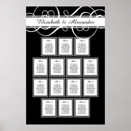 Klassieke weddenschappen met een 14-tabel poster