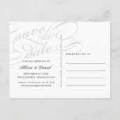 Klassieke weduwen van het Manuscript sparen de Dat Aankondigingskaart (Achterkant)