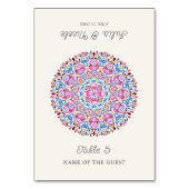 Klassieke Weelderige Stijl Mandala Trouwkaart Kaart (Voorkant)