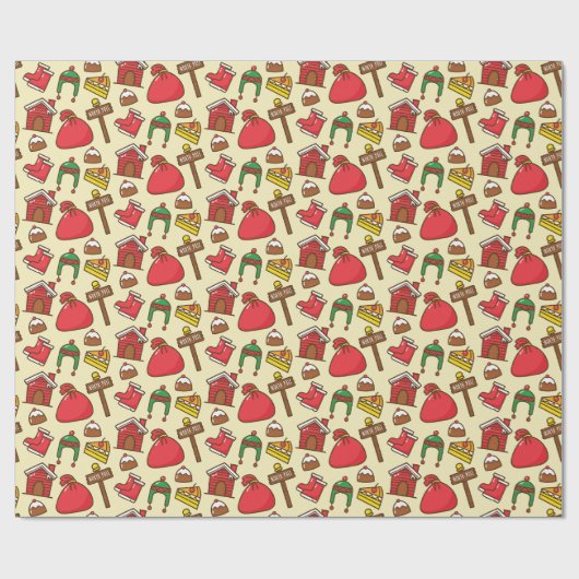 Klassieke weergave cadeaupapier (Vlak)