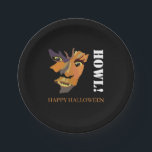 Klassieke weerwolf, Fijne Halloween Papieren Bordje<br><div class="desc">Klassieke Weerwolf Feestborden,  perfect voor iedereen die een moderne en stijlvolle viering plant.

Het klassieke wolf ontwerp kan worden gepersonaliseerd om bij uw speciale evenement te passen en zal het perfecte accessoire zijn voor elk modern thema feest,  waaronder; Halloween Feesten,  vrijgezellenfeesten,  verjaardagsfeesten en nog veel meer.</div>