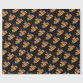 Klassieke weerwolf, Halloween wrapping Paper Cadeaupapier (Vlak)