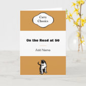 Klassieke wenskaarten van het stamboek kaart (Gele Bloem)