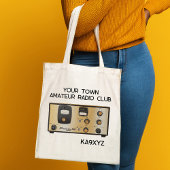 Klassieke Wereld Radio Labs Galaxy 300 Radio ontva Tote Bag