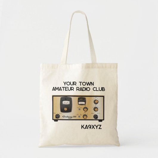 Klassieke Wereld Radio Labs Galaxy 300 Radio ontva Tote Bag (Voorkant)