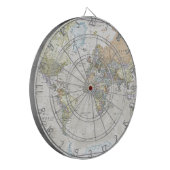 Klassieke Wereldkaart Dartbord (Voorkant Links)