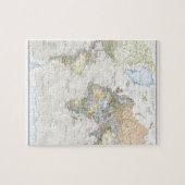 Klassieke Wereldkaart Legpuzzel (Horizontaal)