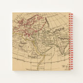 Klassieke Wereldkaart Notitieboek (Achterkant)
