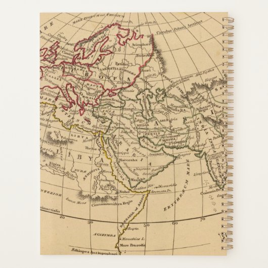 Klassieke Wereldkaart Planner (Achterkant)