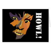 Klassieke Werewolf, Happy Halloween (Voorkant Horizontaal)