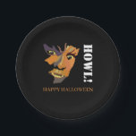 Klassieke Werewolf, Happy Halloween Papieren Bordje<br><div class="desc">Classic Werewolf Party Borden,  perfect voor iedereen die een moderne en stijlvolle viering plant.

Het klassieke wolvenontwerp kan gepersonaliseerd worden om aan uw speciale evenement te voldoen en zal het perfecte accessoire zijn voor elke moderne partij,  inclusief Halloween Party,  bachelor en bachelorette,  verjaardagsfeestjes en nog veel meer.</div>