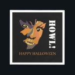 Klassieke Werewolf, Happy Halloween Servet<br><div class="desc">Classic Werewolf Napkins,  perfect voor iedereen die een moderne en stijlvolle viering plant. Het klassieke wolvenontwerp kan gepersonaliseerd worden om aan uw speciale evenement te voldoen en zal het perfecte accessoire zijn voor elke moderne partij,  inclusief Halloween Party,  bachelor en bachelorette,  verjaardagsfeestjes en nog veel meer.</div>