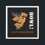 Klassieke Werewolf, Happy Halloween Servet<br><div class="desc">Classic Werewolf Napkins,  perfect voor iedereen die een moderne en stijlvolle viering plant. Het klassieke wolvenontwerp kan gepersonaliseerd worden om aan uw speciale evenement te voldoen en zal het perfecte accessoire zijn voor elke moderne partij,  inclusief Halloween Party,  bachelor en bachelorette,  verjaardagsfeestjes en nog veel meer.</div>