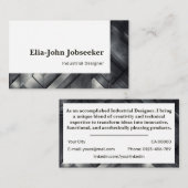 Klassieke Werkzoekende Eenvoudig Minimalistisch Gr Visitekaartje (Voorkant / Achterkant)