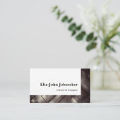 Klassieke Werkzoekende Eenvoudig Minimalistisch St Visitekaartje (Staand voorkant)