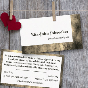 Klassieke Werkzoekende Eenvoudige Minimalistische  Visitekaartje