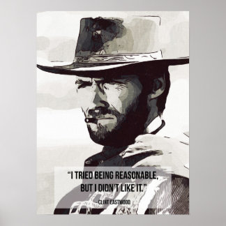 Klassieke Western Portret Poster Kunst